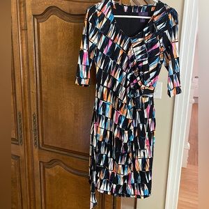 NYDJ Daniella Rayon Span Jersey Wrap Dress